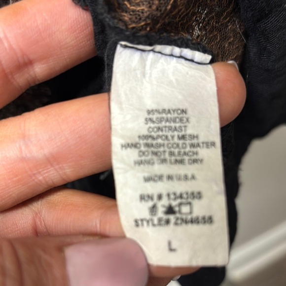 Daytrip Black Sequin Tank Top Sleeveless - Picture 6 of 7